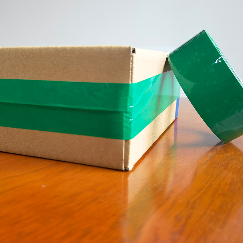 暖辉绿色封箱胶带